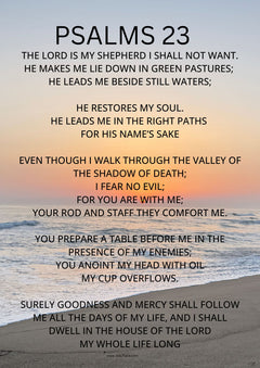Digital product - PSALM 23 ENGLISH AND MAORI OPTIONS